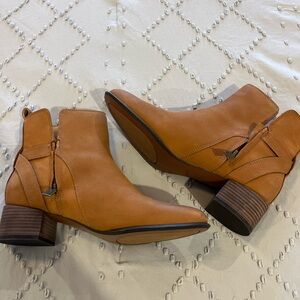 Vionic Brown Ankle Booties